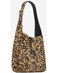 Saint Laurent - 5 À 7 Bea Pony Leather Calfskin Shoulder Bags - Lyst
