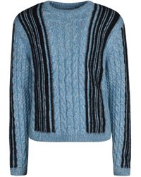 Magliano Freak Mouliné Sweater in Blue for Men | Lyst