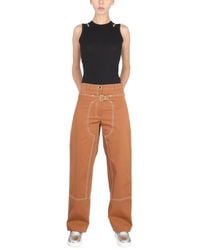 Stella McCartney - Pants With Buckle Null Trousers - Lyst