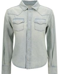 Jacob Cohen - Western Shirt Lightweight Denim Cotton - Lyst