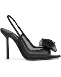Le Silla - Mesh Rose 100 Slingback Pumps - Lyst