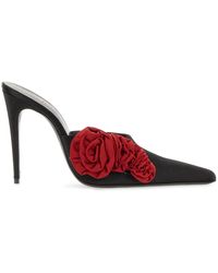 Magda Butrym - Pointed Sabot With Flower Application - Lyst