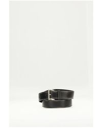 Prada - Black Calf Leather Bos Taurus Regular Belt - Lyst