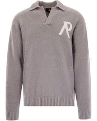 Represent - Bouclé Logo Polo Shirt - Lyst
