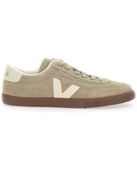 Veja - 'Panenka' Low Top Sneakers With Logo Patch On The Side And Contrasting Heel With Logo Lettering - Lyst