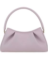 Elleme - Lilac Leather Dimple Moon Shoulder Bag - Lyst