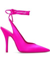 The Attico - Venus Pointed-Toe Slingback Pumps - Lyst