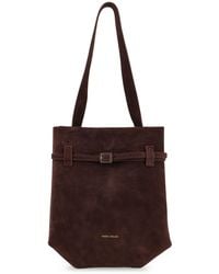 MANU Atelier - Mini Tote Du Jour Suede Shoulder Bag - Lyst
