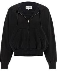 MM6 by Maison Margiela - Trompe Loeil Hoodie Cotton Sweatshirt - Lyst