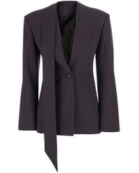 The Attico - Jacket Wool Blazers - Lyst