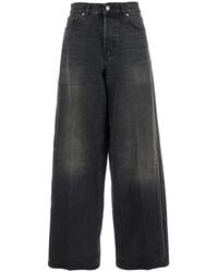 Haikure - Bethany Jeans With Logo Patch On The Rear And Wide Leg - Lyst