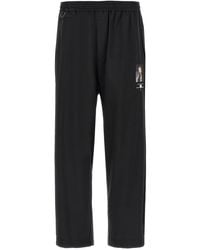 Undercover - Wide Leg Pants With Beaded Embroidery - Lyst