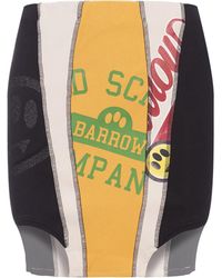 Barrow - Patchwork Mini Skirt - Lyst