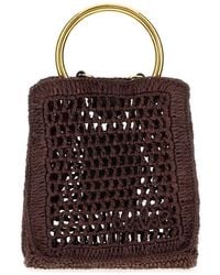 Chloé - Grape Raffia Summer Banana Handbag - Lyst