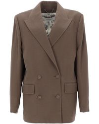Golden Goose - Blazer Double-Breasted Wool Virgin Jacket - Lyst