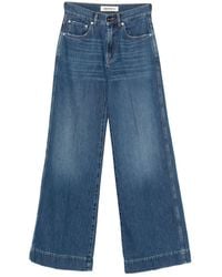 Semicouture - Hayley Wide-Leg Denim Jeans - Lyst