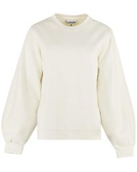 Ganni - Software Isoli Cotton Sweatshirt - Lyst
