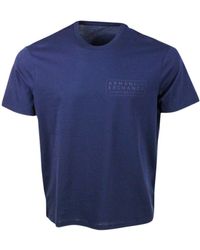 Armani - Crew-Neck, Short-Sleeved T-Shirt - Lyst