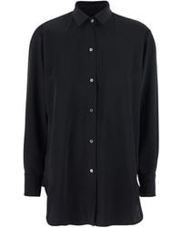 Le Plain - Classic Collar Tech Fabric Shirt And Blouses - Lyst