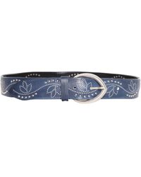 Orciani - Leather Belt With Studs - Lyst