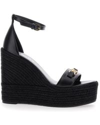 Versace - Wedge Sandals - Lyst