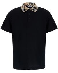 Burberry - Polo Shirt Evan Cotton T-Shirts - Lyst