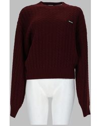 ROTATE BIRGER CHRISTENSEN - Cable Knit Sweater Wool-Cashmere Jumpers - Lyst