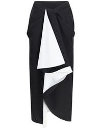 Givenchy - Wool Oves Aries Midi Skirt - Lyst