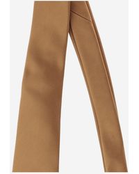 Saint Laurent - Silk Satin Tie Ties & Bow - Lyst