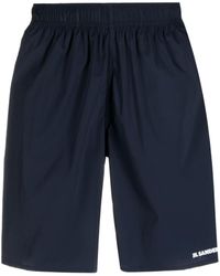 Jil Sander - Shorts With Logo - Lyst