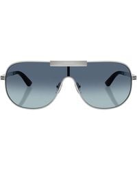 Versace - Sunglasses Shield Full Rim, Frame And Light Gradient Dark Lens Ve2293100019 - Lyst
