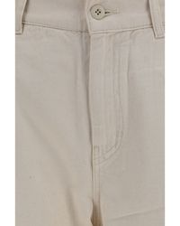 Weekend by Maxmara - Denim Trousers Cotton Bull Knitwear - Lyst