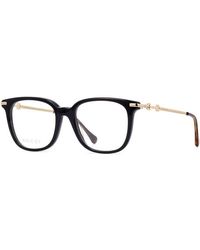 Gucci - Eyeglasses Square Full Rim, Frame And Clear Demo Lenses Lens Gg0968O001 Sunglasses - Lyst