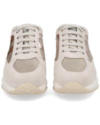 Hogan - Interactive Sneaker Calf Leather Trainers - Lyst
