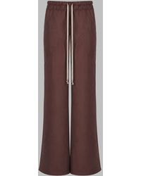 Rick Owens - Rick Owens Drawstring Fluid Trousers - Lyst