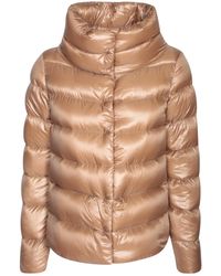 Herno - Funnel-neck Padded Jacket - Lyst