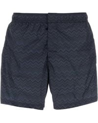 Missoni - Printed Polyester Swimming Shorts - Lyst