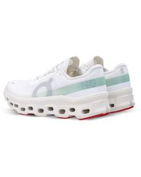 On Shoes - Cloudmonster 1 *Icon Ivory Recycled Mesh Sneakers With Cloudtec Cushioning System - Lyst