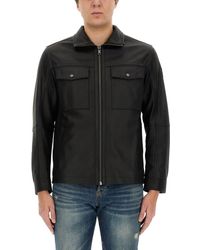 BOSS - Jacket With Collar - Lyst
