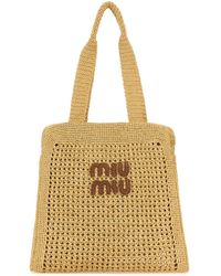 Miu Miu - Crochet Shopping Bag - Lyst