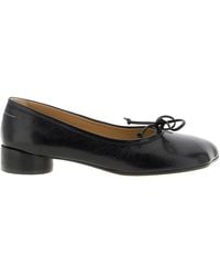 MM6 by Maison Margiela - Calfskin Mid Heel Pumps - Lyst