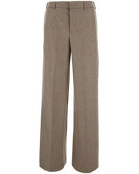 PT Torino - Trousers High-Waist Wool-Cashmere Wool And Cashmere - Lyst