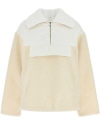 Gucci - Two-Tone Wool Blend Padded Jacket - Lyst