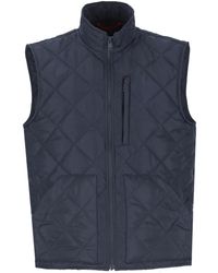 Fay - Quilted Vest With Pockets - Lyst