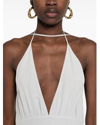 TOTEME - Double-Halter Silk Dress - Lyst
