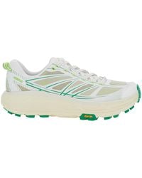 Hoka One One - 'Mafate Speed 2' Low Top Sneakers With Logo Patch On The Tongue And Contrasting Pull-Tab - Lyst