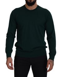 Dolce & Gabbana - Elegant Crewneck Cashmere Sweater - Lyst