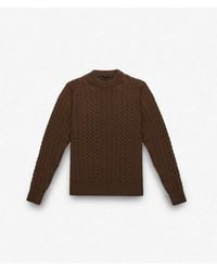 Larusmiani - Cable Knit Sweater Col Du Pillon Sweater - Lyst