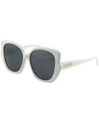 Loewe - Sunglasses Cat Eye Full Rim, Frame And Smoke Lens Lw40133F25A - Lyst