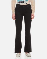 Mother - The Weekender Fray Straight Leg Cotton Jeans - Lyst